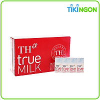 Thùng Sữa tươi tiệt trùng Hương dâu TH True Milk (180ml x 48 hộp)