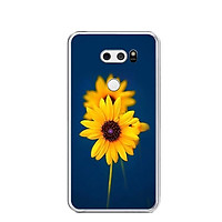 Ốp lưng dẻo cho điện thoại LG V30 - 0340 SUNFLOWER07 - Hàng Chính Hãng