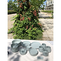 Bộ chén đĩa gốm sứ Mono 4 người 2 bát canh (25P) - Erato - Hàng nhập khẩu Hàn Quốc