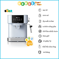 Máy Pha Cà Phê Tự Động BEAR CF-B15V1 Công Suất 950W 15 Bar - Hàng Chính Hãng