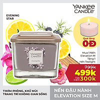 Nến ly vuông Elevation Yankee Candle size M - Evening Star (347g)