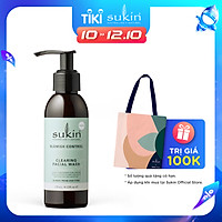 Gel Rửa Mặt Sạch Da Dành Cho Da Mụn Sukin Blemish Control Clearing Facial Wash 125ml