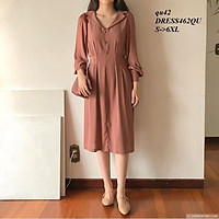 DRESS378 ĐÀM VINTAGE DÀI TAY