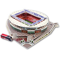 Đồ chơi lắp ráp Giấy 3D Mô hình Sân Vận Động Emirates Asenal - Tặng kèm đèn LED