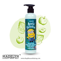 Sữa Tắm Dưỡng Da Hương Táo Xanh - MADELYN MINIONS BOOSTER BATH AND SHOWER APPLE PARADISE 240ml