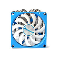 Jonsbo HP-400 CPU Cooling Fan Ultra-Thin Mute CPU Cooler 4 Heat Pipes Radiator for HTPC ITX Case All-In-One Computer