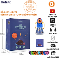 Đồ Chơi Đèn Pin Kể Chuyện MIDEER Phiên Bản Mới 11 Truyện CT7027 - Mideer StoryBook Torch (có kèm truyện tiếng Việt)