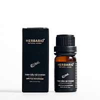 Tinh dầu sả chanh nguyên chất herbario 10ml (Lemongrass essential Oil)