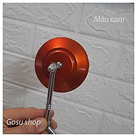 Gương xe máy nhỏ TRÒN - thời trang, góc nhìn rộng, đủ màu nổi bật ( Giá một cái)