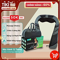 Máy Massage Toàn Thân Cao Cấp 3D KINGTECH KS460 - Đai Mát xa Nhiệt Chuyên Sâu Cho Cổ, Vai Gáy, Lưng, Chân - Tiện Sử Dụng Tại Nhà, Văn Phòng, Du Lịch - Chính Hãng