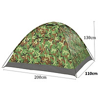 Lều Cắm Trại Du Lịch Vải Cao Cấp , Lều Cách Ly Chống Dịch Covid-19 (Rằn Ri) 2m x 1m1 x 1m3