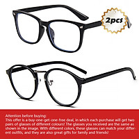 2pack Glasses in TR90 Frame with Anti Radiation for Men/blue light/computer eyewear/replaceable optical lens
