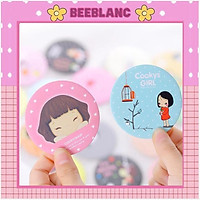 Gương Soi Trang Điểm Gương Mini Một Mặt Hoạt Hình Dễ Thương Bỏ Túi Tiện Dụng