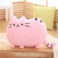 Creative Cartoon Cat Pillow Washable Decorative Waist Pillow Cute Cat Seat Cushion Plush Toy