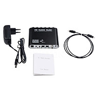 5.1 Audio Gear DTS AC-3 6CH Digital Audio converter LPCM To 5.1 Analog Output 2.1 Digital Audio Decoder For DVD PC