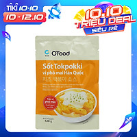 Sốt Tokpokki vị phô mai Hàn Quốc Miwon gói 120g
