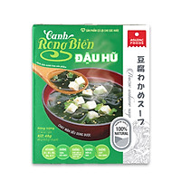 Canh rong biển đậu hũ Asuzac hộp 48g (4g x 12 gói)