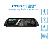 Camera hành trình gương VIETMAP iDVR P2 + thẻ 32GB và Sim data - ĐIỀU KHIỂN BẰNG GIỌNG NÓI