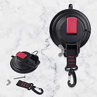 Maximum 30 kg Car Camping Suction Cup Anchor with Hook for Kitchen Bathroom