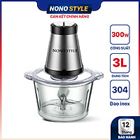 Máy Xay Thịt 2 Lưỡi Kép Nonostyle (3L) - Hàng Chính Hãng