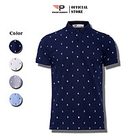 Áo phông áo thun nam polo ngắn tay có cổ họa tiết TKAHT04 PigoFashion nhiều màu chọn lựa