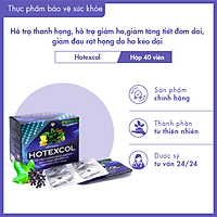 Viên Ngậm Hotexcol – Viên ngậm thanh họng, giảm ho Hộp 40 viên