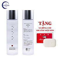 Nước Hoa Hồng Yukina Hỗ Trợ Trị Nám Tàn Nhang Whitening Deep Treatment Lotion 150ml (Tặng Kèm Xà Bông Cow Nhật)