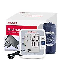 Máy đo huyết áp điện tử bắp tay Sinoheart BA-801 Đức + Tặng bộ đổi nguồn ( Adapter )
