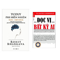 Combo 2 cuốn sách kĩ năng sống: Tư Duy Phi Hiển Nhiên + Đọc Vị Bất Kỳ Ai  ( Tặng kèm Book