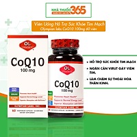 Viên Uống Hỗ Trợ Tim Mạch Olympian Labs Coq10 100G Cải Thiện Sức Khoẻ 60 Viên