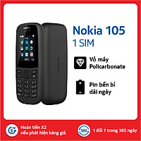 Điện thoại Nokia 105 Singel sim - Hàng chính hãng