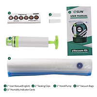 eSUN Vacuum Storage Bag Kit for FDM 3D Printer Filament Vacuum Compression Thickened Space Saver Bags Reusable Dry Pouch