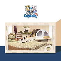 Lồng gỗ Cao cấp size M 50x35x35cm cho Hamster