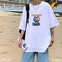 Áo thun, phông nam Hàn Quốc cao cấp dáng rộng tay lỡ T-Shirt Loose R3TS42 Unisex