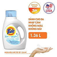 Nước Giặt Tide free & gentle 1.36l - Mỹ