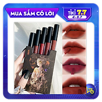 Bộ 5 son kem lì lâu trôi dùng trang điểm DAISHIAO