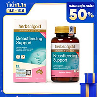 Herbs Of Gold Breastfeeding Support - Viên uống hỗ trợ tăng tiết sữa phụ nữ sau sinh.