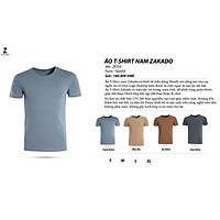 Áo T-Shirt Nam Cao Cấp Chất liệu CVC ZAKADO (Mã ZKT05)