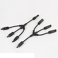 Cặp Jack kết nối phân nhánh chữ Y MC4 3 đầu ra 1 M/M/M/F và F/F/F/M cút nối chuyên dụng cho cáp năng lượng mặt trời