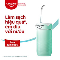 Máy tăm nước Colgate cầm tay IPX7 trắng sáng răng