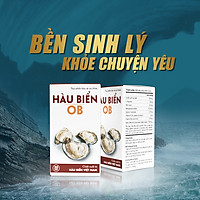 Thực phẩm bảo vệ sức khỏe Hàu biển OB - Tăng cường sinh lý nam hộp 30 viên
