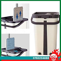 Cây Lau Nhà, Bộ Chổi Lau Nhà Tự Vắt Thông Minh Tặng Kèm 1 Bông Lau Nhà - CH Hương Thị Miễn Phí Vận Chuyển