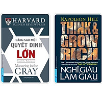 Sách - Combo Đằng sau một quyết định lớn + Nghĩ giàu và làm giàu - First News