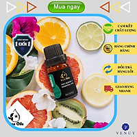 Tinh Dầu Nhiệt Đới Vina Oils 10ml - Tropical Essential Oil 10ml - Chiết Xuất Từ Trà Trắng, Dưa Leo, Sen, Cam Hương, Bưởi, Ngọc Lan Tây, Hoắc Hương - Hương Thơm Thanh Thoát, Nhẹ Nhàng Tựa Một Vùng Nhiệt Đới Rợp Cỏ Xanh, Nắng Vàng