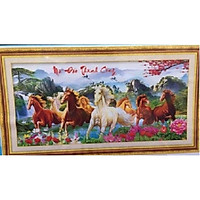 Tranh đính đá Mã đáo Thành Công (chưa đính)-YN5377