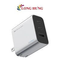 Cốc sạc Cuktech GaN 1USB 2Type-C 65W PD3.0 AD653N - Hàng chính hãng