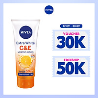 Sữa Dưỡng Thể Dưỡng Trắng Nivea NIVEA EXTRA WHITE C & E VITAMIN - 180ML - 84374