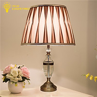 Đèn Ngủ Để Bàn Thân PHA LÊ cao cấp DB2019, ánh sáng Led Trắng/Vàng Trang trí Phòng ngủ, Phòng khách, Đầu giường