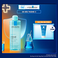 Nước Tẩy Trang Làm Sạch Sâu & Kiểm Soát Bã Nhờn Cho Da Dầu Nhạy Cảm La Roche-Posay Micellar Water Ultra Oily Skin 400ml
