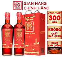 1 cặp 2 chai 500ml nước mắm tôm biển 45N